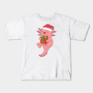 Christmas Axolotl Kids T-Shirt